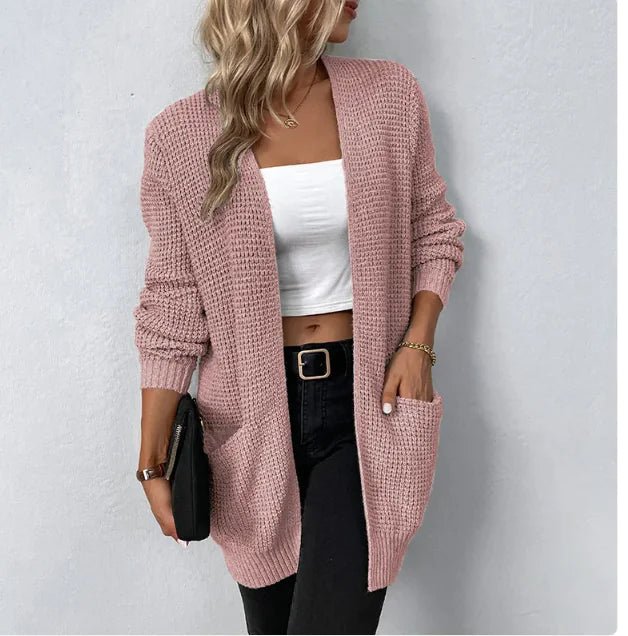 Autumn And Winter New Women's Knitted Sweater Women - Premium Cardigan for sale