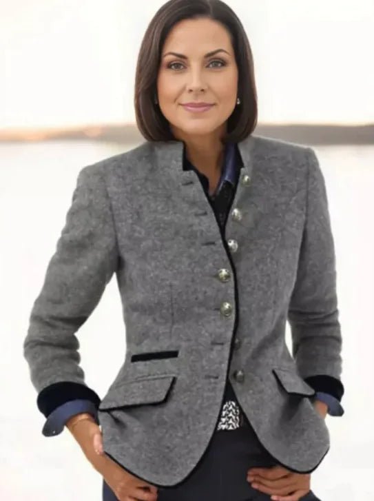 Chic Harmony Woolen Jacket - Premium Jackets for sale