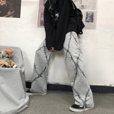 Harajuku BF Wind High Waist Pants - Boyfriend Style Streetwear - Premium Activewear for sale