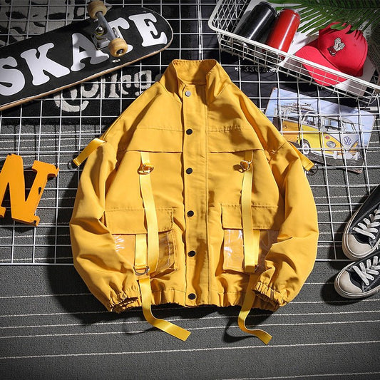 Harajuku BF Windbreaker Jacket - Boyfriend Fit Street Jacket - Premium Activewear for sale