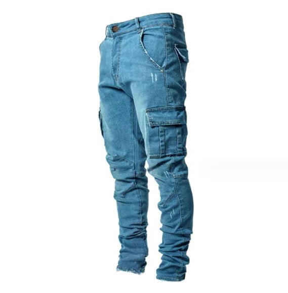 Skinny Jeans With Side Pockets And Feet For Men - Premium Pants for sale