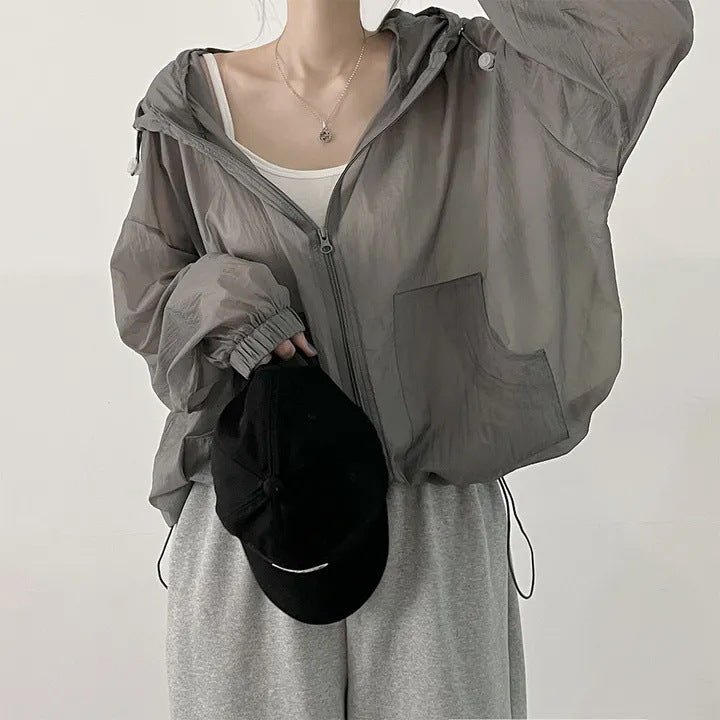 Sun Protection Clothing For Women Summer Spring Thin Breathable Jacket - Premium Activewear for sale