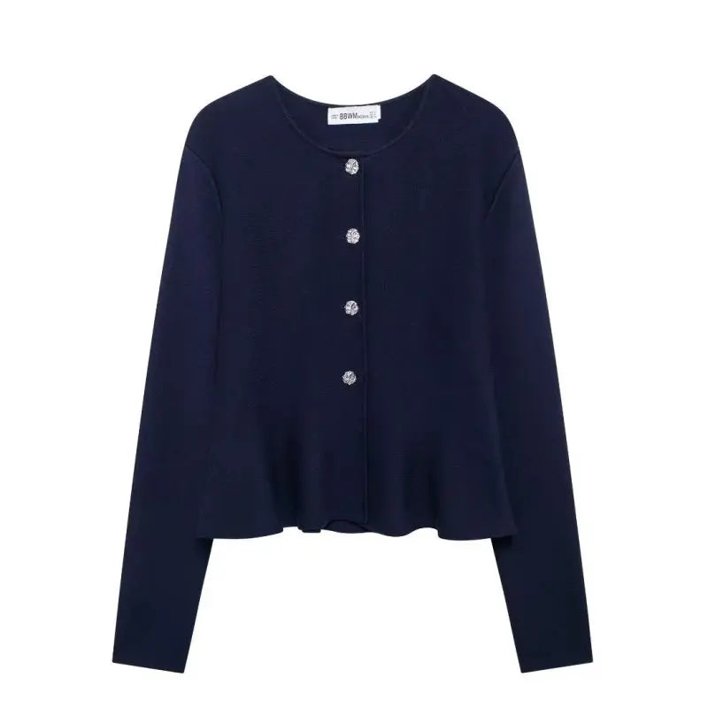 Women Clothing Flat Needle Knitted Jacket Jacket Skirt - Premium Shirts & Tops for sale