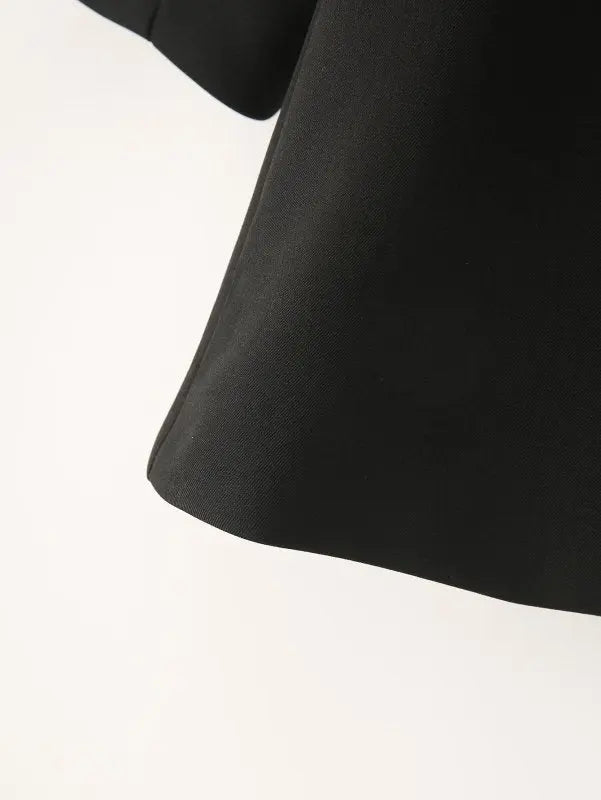 Women Spring Fall Solid Long Sleeve Collar Stitching Blazer