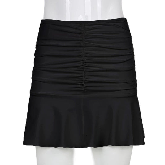 Y2K Pleated Mini Skirt Women - High Waist White Summer Skirt - Premium Activewear for sale