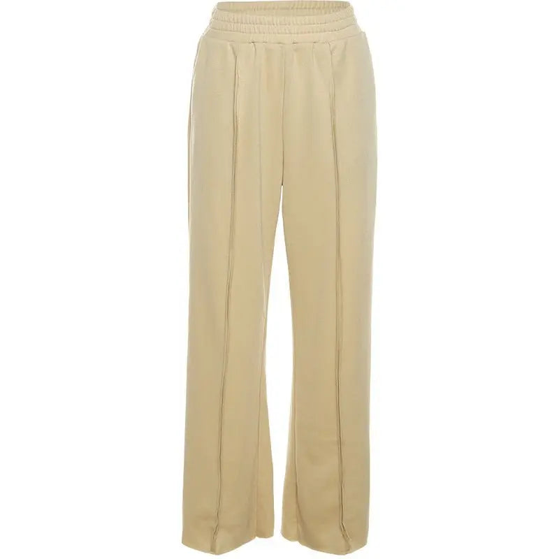 Women's Fashion Bandage Long Sleeve Color Contrast Stitching Loose Casual Sweater - Premium Shirts & Tops for sale