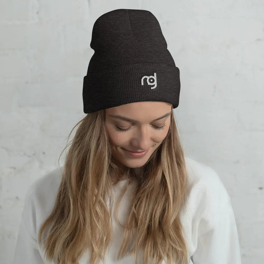 Cuffed Beanie - Logo pattern - Premium Hats for sale