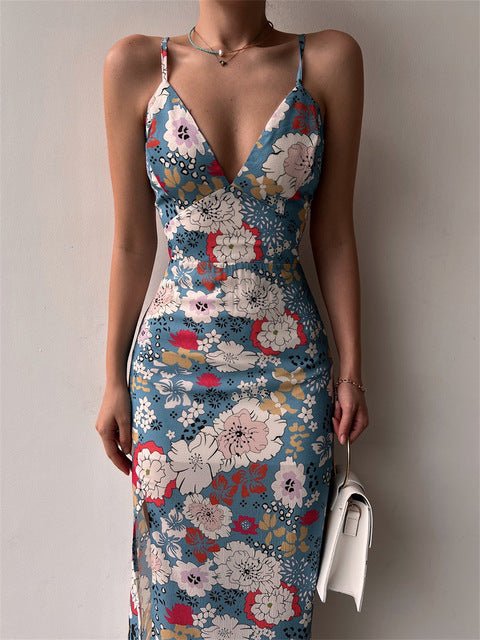 Geumxl Sexy Slit Dresses for Women Summer Dress