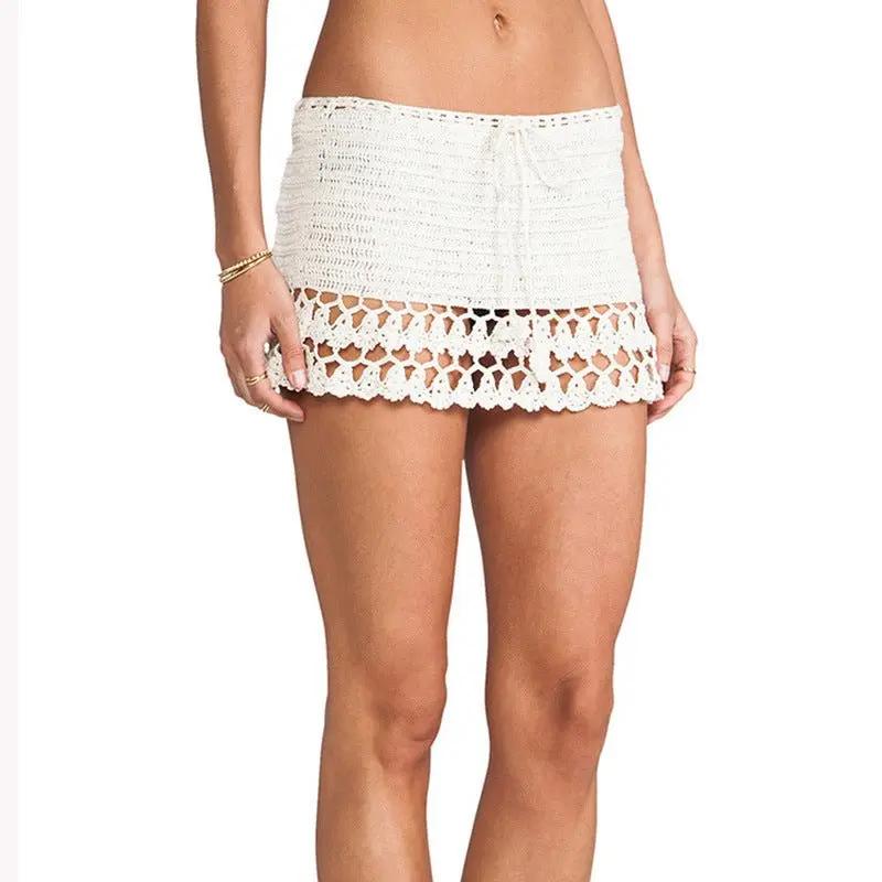 Hand-Woven Beach Bikini Export Swimsuit A- line Skirt Factory Direct