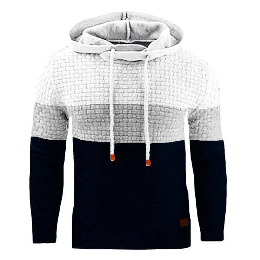 Men's Hoodies Autumn Casual Long Sleeve Oversized Hoodie Men Sweatshirt Patchwork Hooded Sweatshirts Pullover