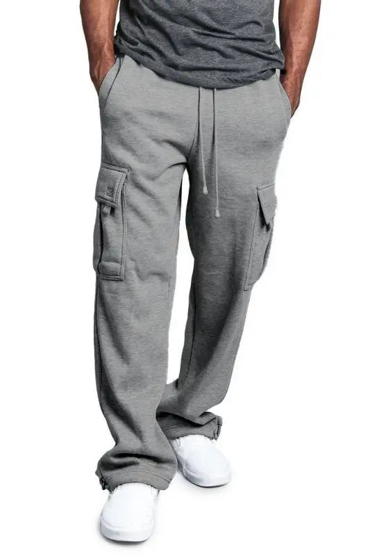 men's Sportswear Joggers fitness training cargo Sweatpants Loose Elastic waist Brand Trousers cotton Breathable muscle