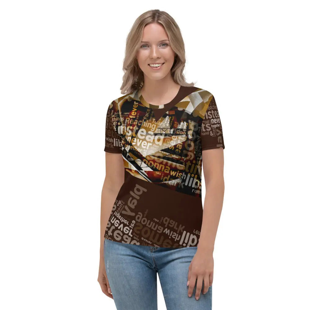 Women's T-shirt - Paint text - Premium Shirts & Tops for sale