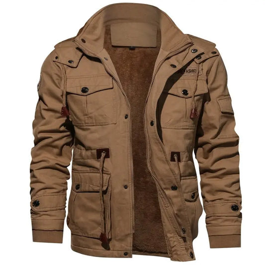 Mountainskin Men's Winter Fleece Jackets Warm Hooded Coat