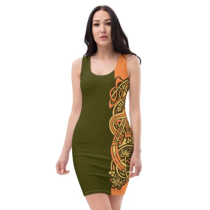 Sublimation Cut & Sew Dress - Celtic ornament Karaka - Premium Dress for sale