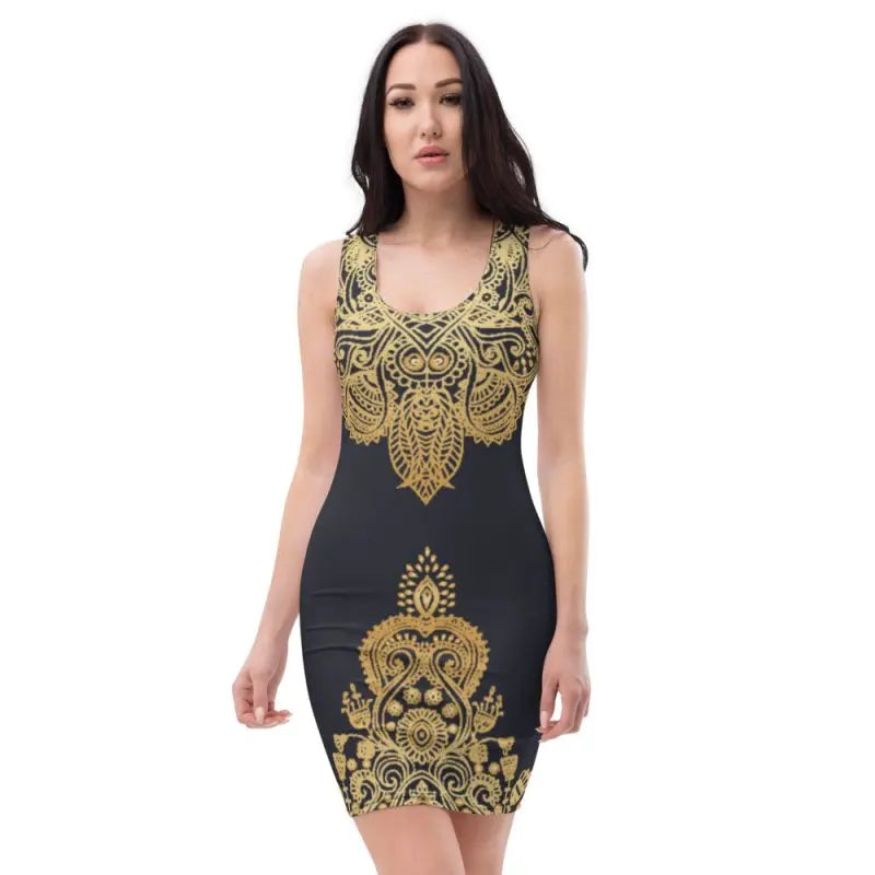 Sublimation Cut & Sew Dress - Henna pattern - Premium Dress for sale