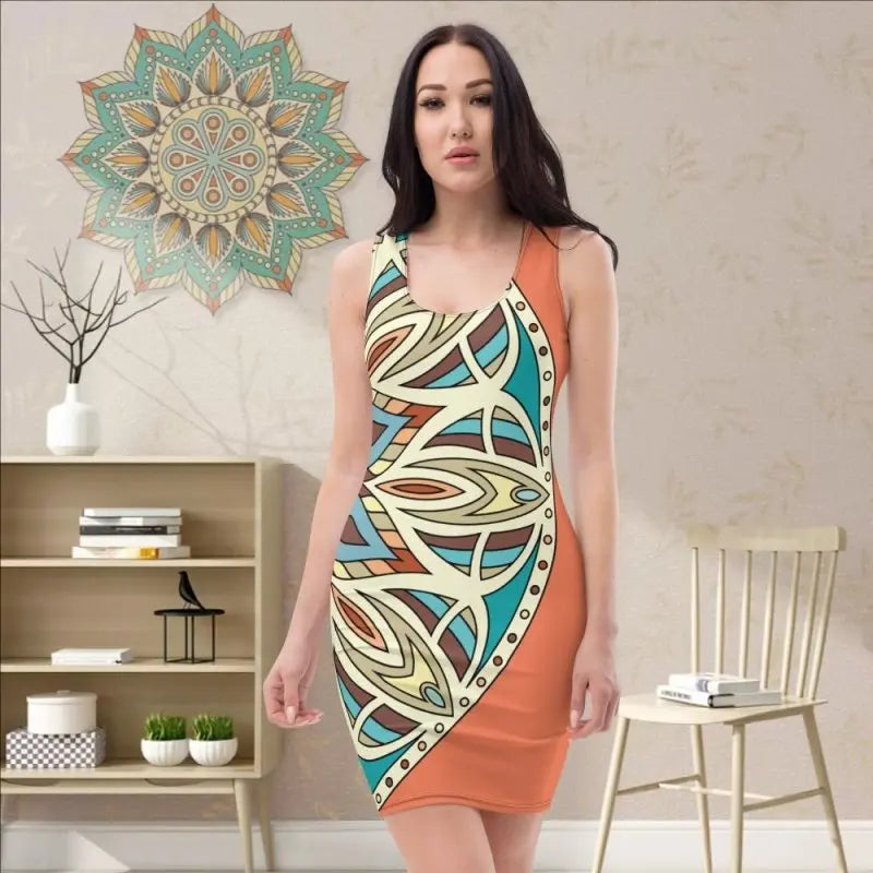 Sublimation Cut & Sew Dress - Portugal ornament - Premium Dresses for sale