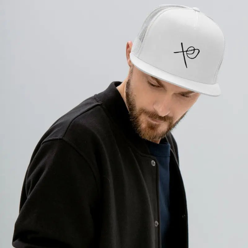 Trucker Cap - Hieratic Calligraphy - Premium Hats for sale