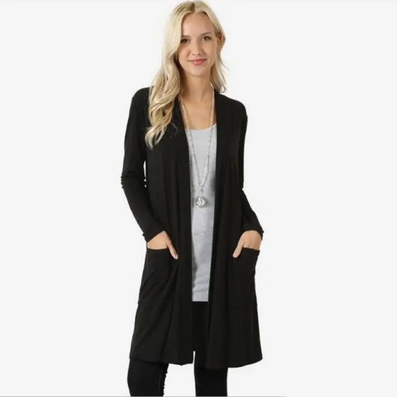 Women's Cardigan Long Sleeve Medium Long