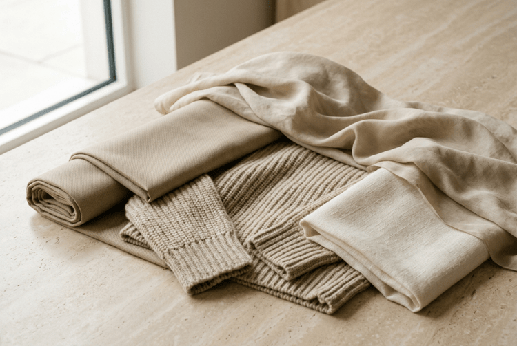 Beige Edit textiles kollekcióborító