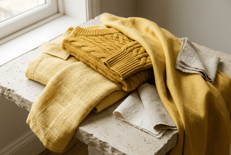 Yellow Edit textiles kollekcióborító