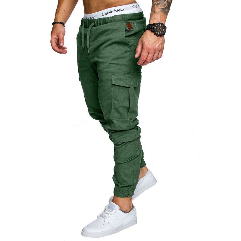 Leisure Tethers Elastic Pants Men's Trousers