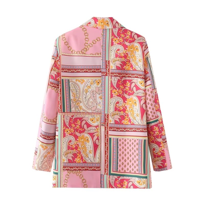 Autumn Printing Women Blazer