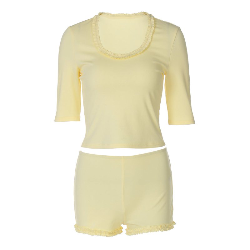 Bodycon T-Shirt & Shorts Set - Summer Two Piece Outfit - Premium for sale