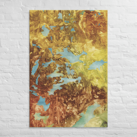 Canvas - Fenced blue passion (made in 2006) Limited edition - Premium Prints for sale