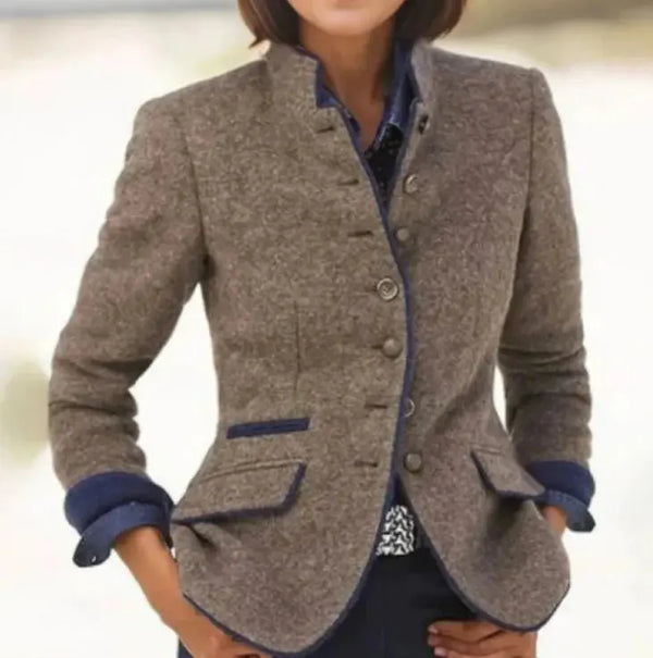 Chic Harmony Woolen Jacket - Premium Jackets for sale