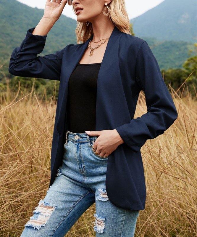 Fall Women Casual Small Blazer Professional