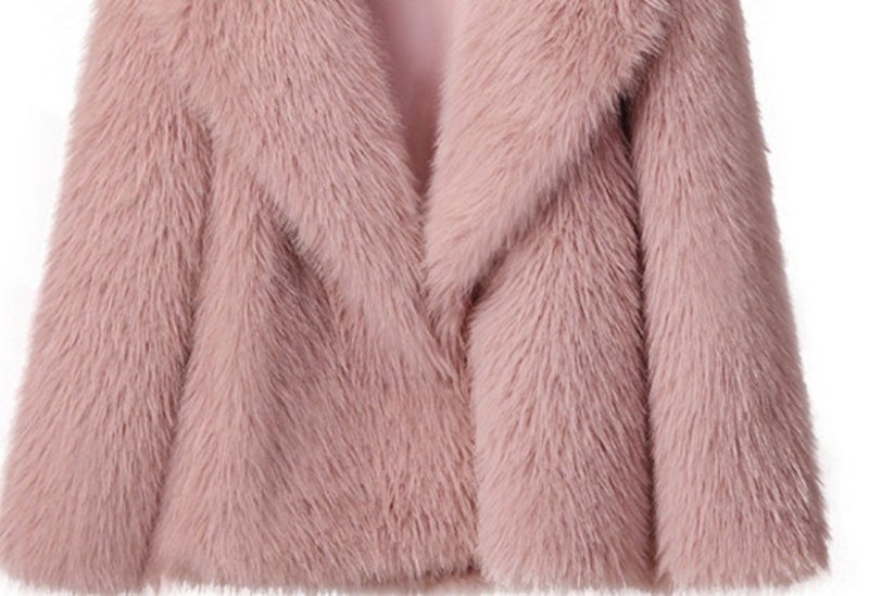 Fur Large Collared Artificial Fur Coat Short Fox Fur Fur Coat Fluffy Plush Women Clothing