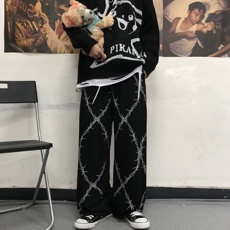 Harajuku BF Wind High Waist Pants - Boyfriend Style Streetwear - Premium Activewear for sale