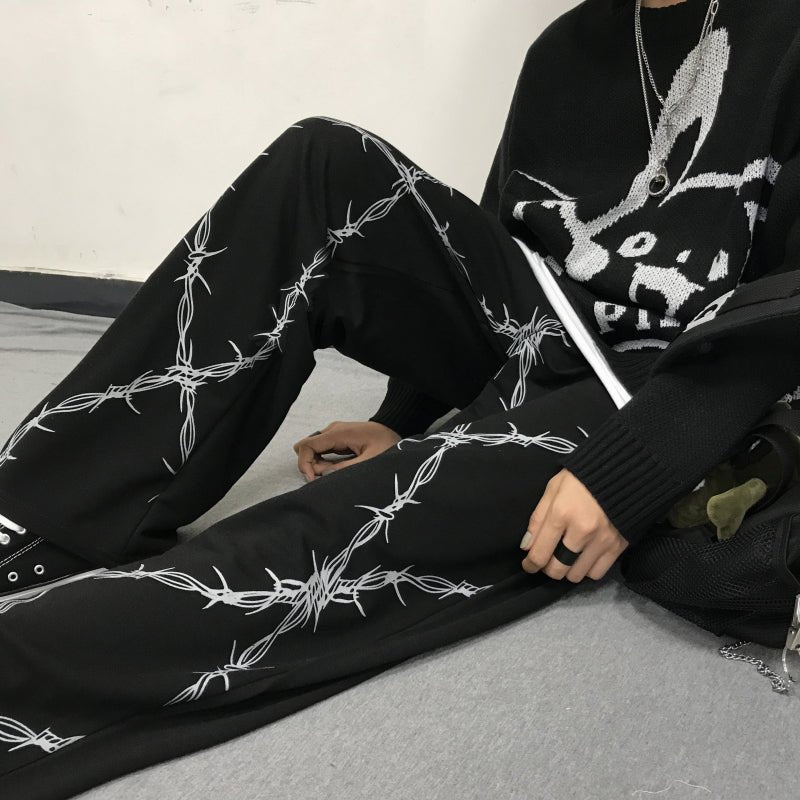 Harajuku BF Wind High Waist Pants - Boyfriend Style Streetwear - Premium Activewear for sale