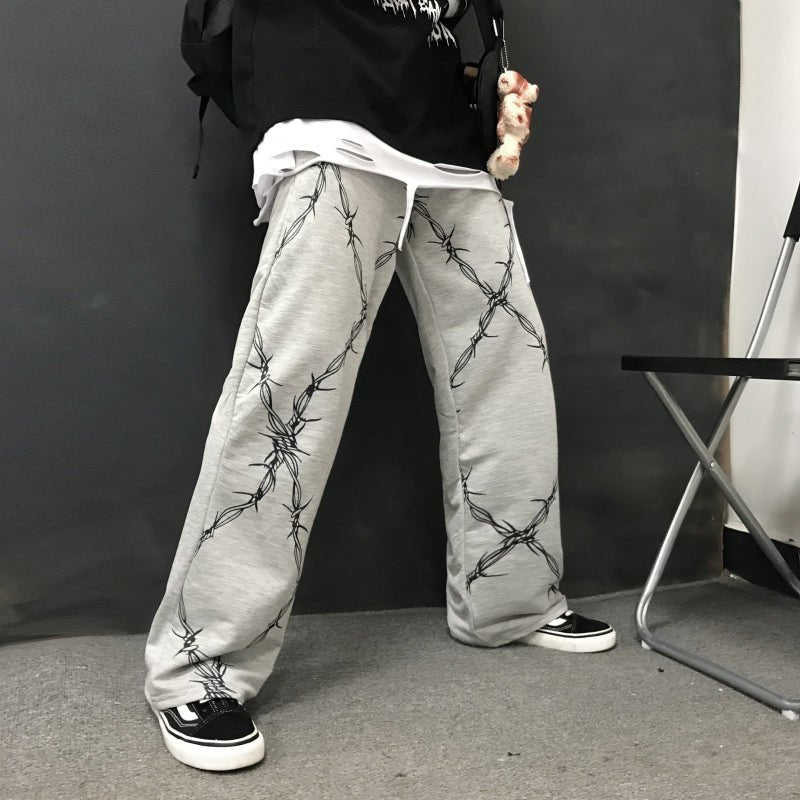 Harajuku BF Wind High Waist Pants - Boyfriend Style Streetwear - Premium Activewear for sale