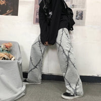Harajuku BF Wind High Waist Pants - Boyfriend Style Streetwear - Premium Activewear for sale