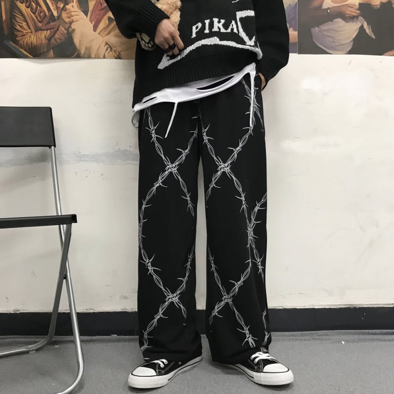 Harajuku BF Wind High Waist Pants - Boyfriend Style Streetwear - Premium Activewear for sale