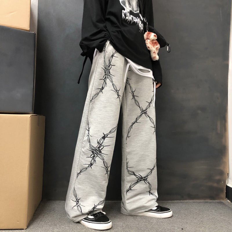 Harajuku BF Wind High Waist Pants - Boyfriend Style Streetwear - Premium Activewear for sale