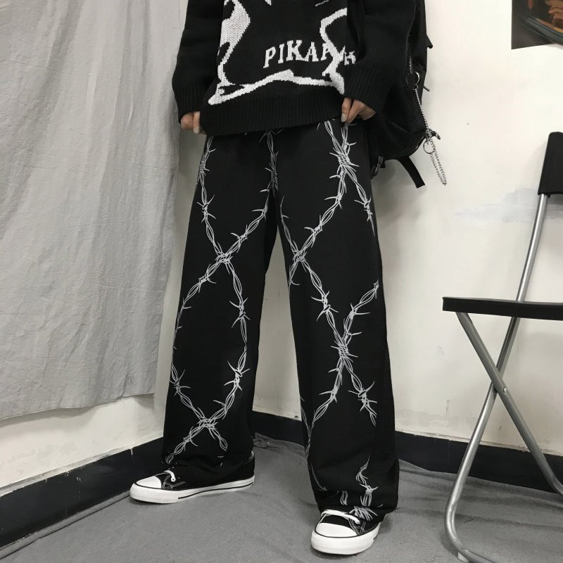 Harajuku BF Wind High Waist Pants - Boyfriend Style Streetwear - Premium Activewear for sale