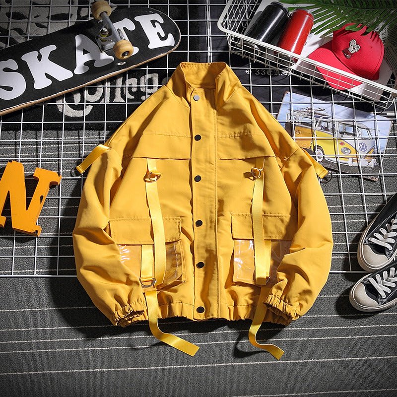 Harajuku BF Windbreaker Jacket - Boyfriend Fit Street Jacket - Premium Activewear for sale