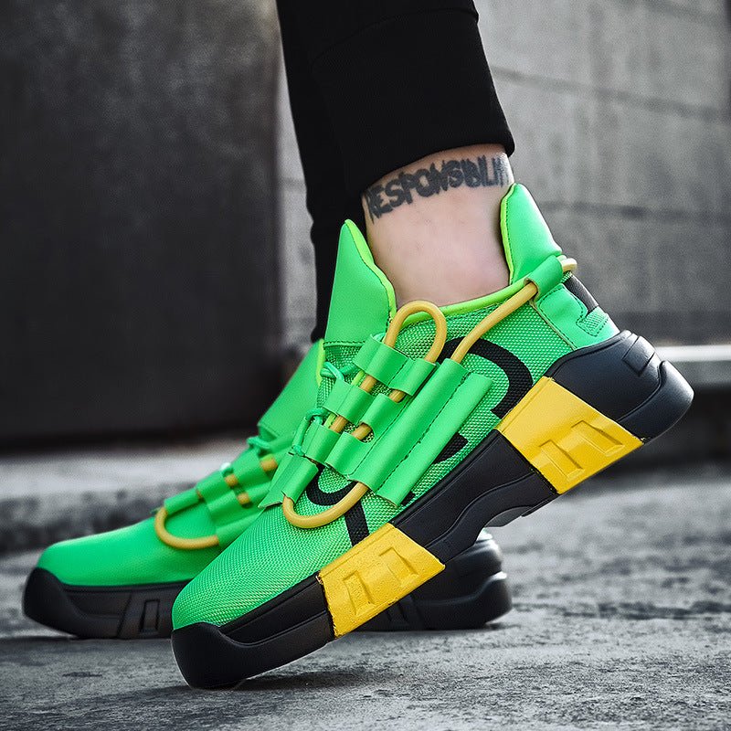 Harajuku Old School Sneakers - Trendy Retro Street Shoes - Premium Activewear for sale