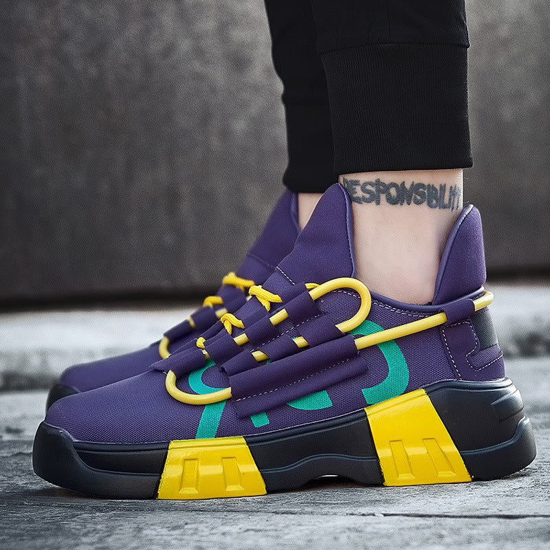 Harajuku Old School Sneakers - Trendy Retro Street Shoes - Premium Activewear for sale