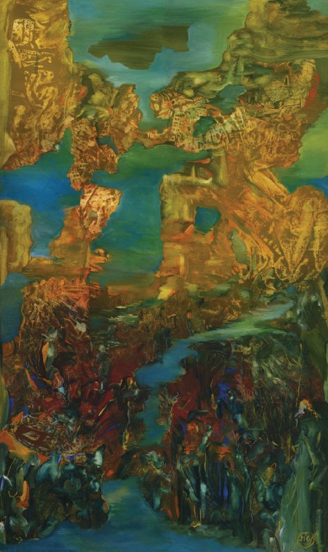 Korlátlan feltételek vigasza | Original Oil Painting - Premium Original Artwork for sale