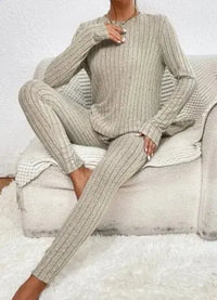 Long Sleeve Shirt & Trousers Suit - Premium home for sale