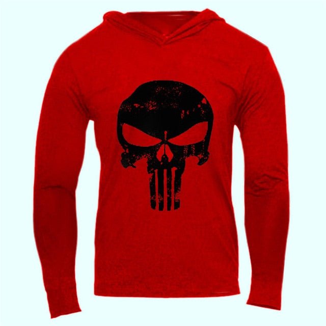 Men Bodybuilding Hoodies Sweatshirt Pullover Hip Hop Mens Clothing punisher Gyms Sportswear