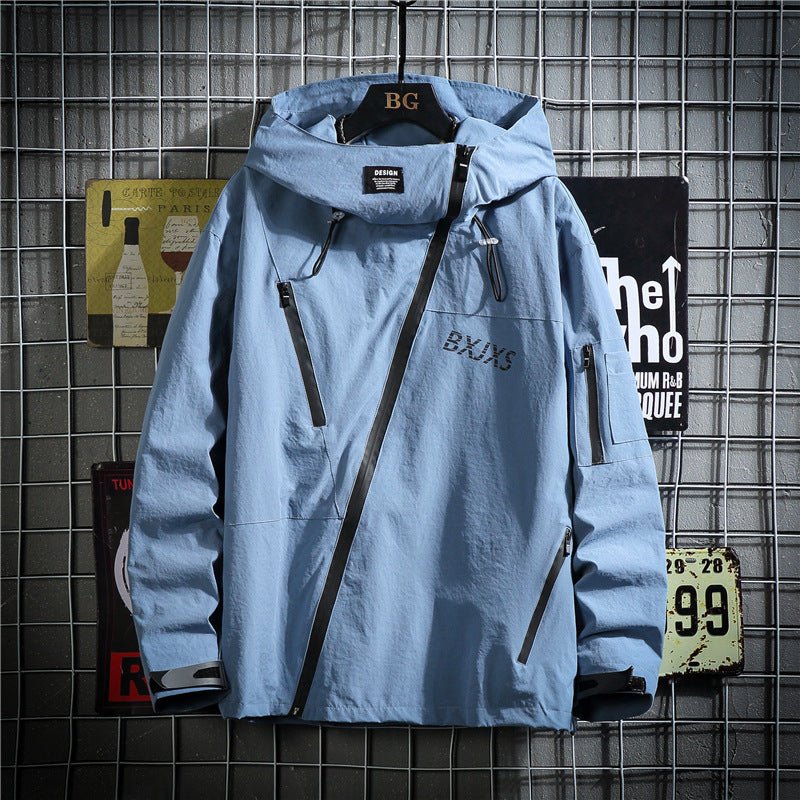 Men's Functional Jacket - Trendy Plus Size Outdoor Coat - Premium Activewear for sale