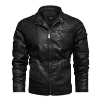 Men's Leather Fashion Trendy Men's Leather Jacket - Premium Activewear for sale