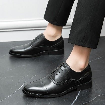Men's Oxford Business Leather Shoes – Formal Dress Shoes - Premium Activewear for sale