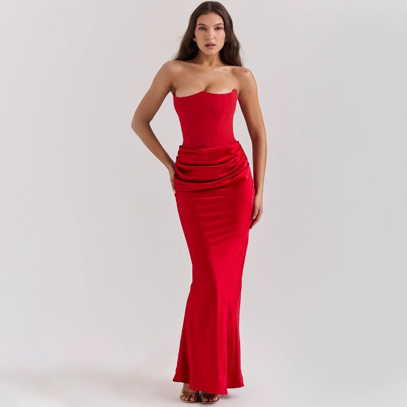 Plunge Sexy Backless Slimming Evening Dresses for Women - Premium Dresses for sale