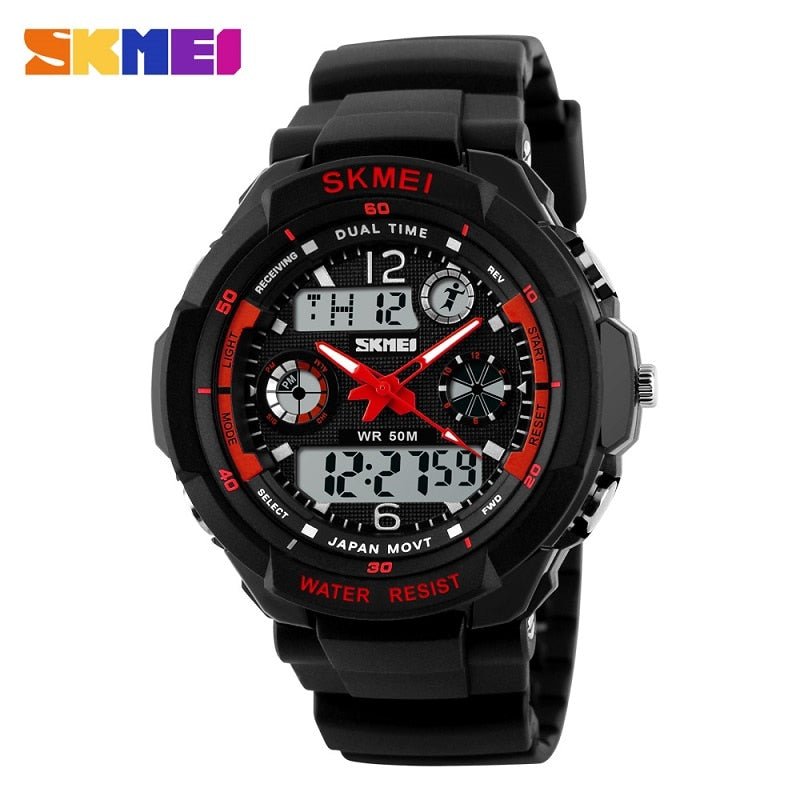 Skmei 1060 New S Shock Fashion Men Sports Watches Skmei Analog Quartz Digital Watch Multifunctional Military Watch Men Relogio Masculino