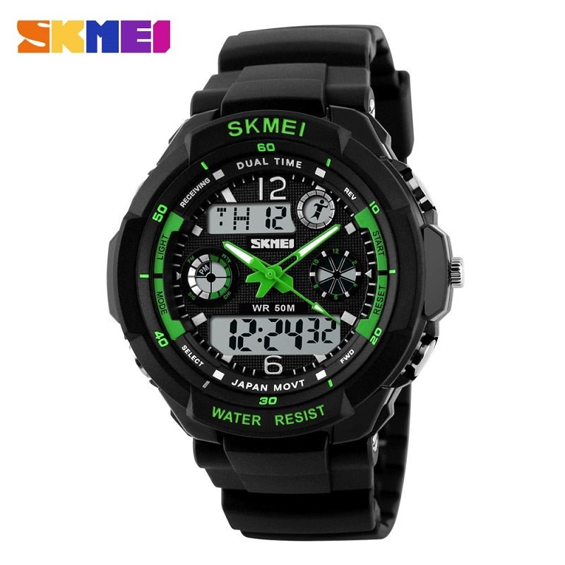 Skmei 1060 New S Shock Fashion Men Sports Watches Skmei Analog Quartz Digital Watch Multifunctional Military Watch Men Relogio Masculino